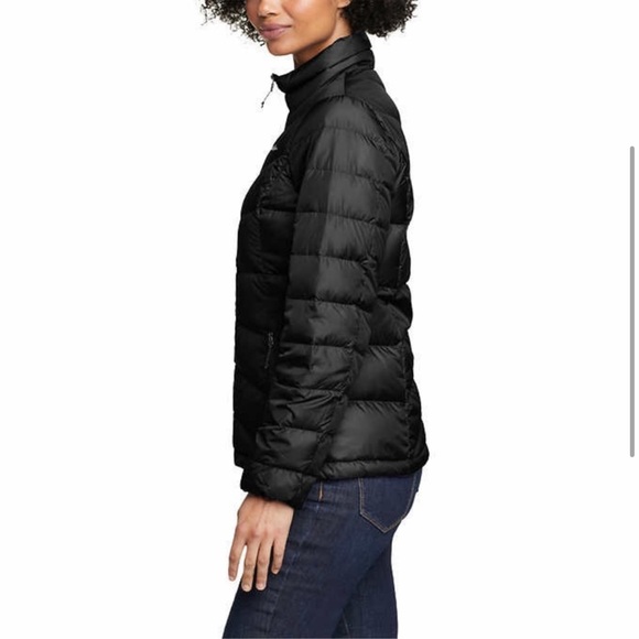 17. Eddie Bauer Womens' Chevron Quilt Down Jacket - Picture 2 of 16